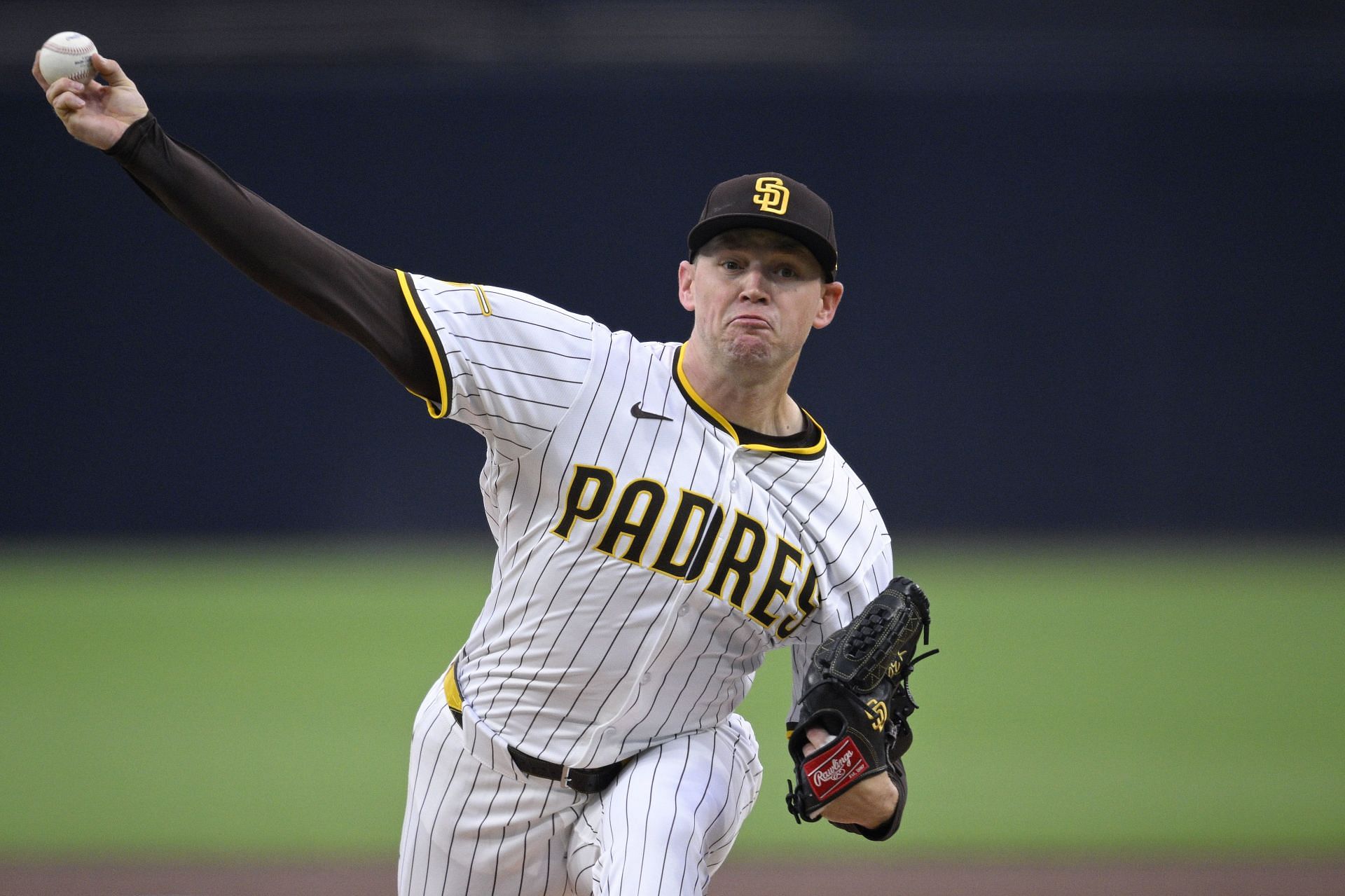 Stephen Kolek in action against the Miami Marlins - Source: Getty